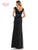 Marsoni by Colors - M169 Ruched Wrap Cap Sleeve Gown Special Occasion Dress