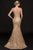 Marsoni by Colors - M212 Lace V-neck Mermaid Dress Special Occasion Dress