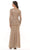 Marsoni by Colors - M306 V-Neck Trumpet Evening Dress Mother of the Bride Dresses
