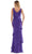 Marsoni by Colors - M309 V-Neck Tiered Sheath Dress Mother of the Bride Dresses