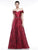 Marsoni by Colors MV1013 - Embroidered A-Line Formal Dress Mother of the Bride Dresses 4 / Wine