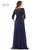 Marsoni by Colors - MV1052 Embroidered Bateau Chiffon A-line Gown Mother of the Bride Dresses