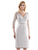 Marsoni by Colors - MV1061 V-Neck Illusion Cocktail Dress Wedding Guest 4 / Taupe
