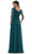 Marsoni by Colors - MV1135 Fitted A-Line Evening Dress Mother of the Bride Dresses