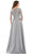 Marsoni by Colors MV1174 - Beaded Applique V-Neck Formal Gown Special Occasion Dress
