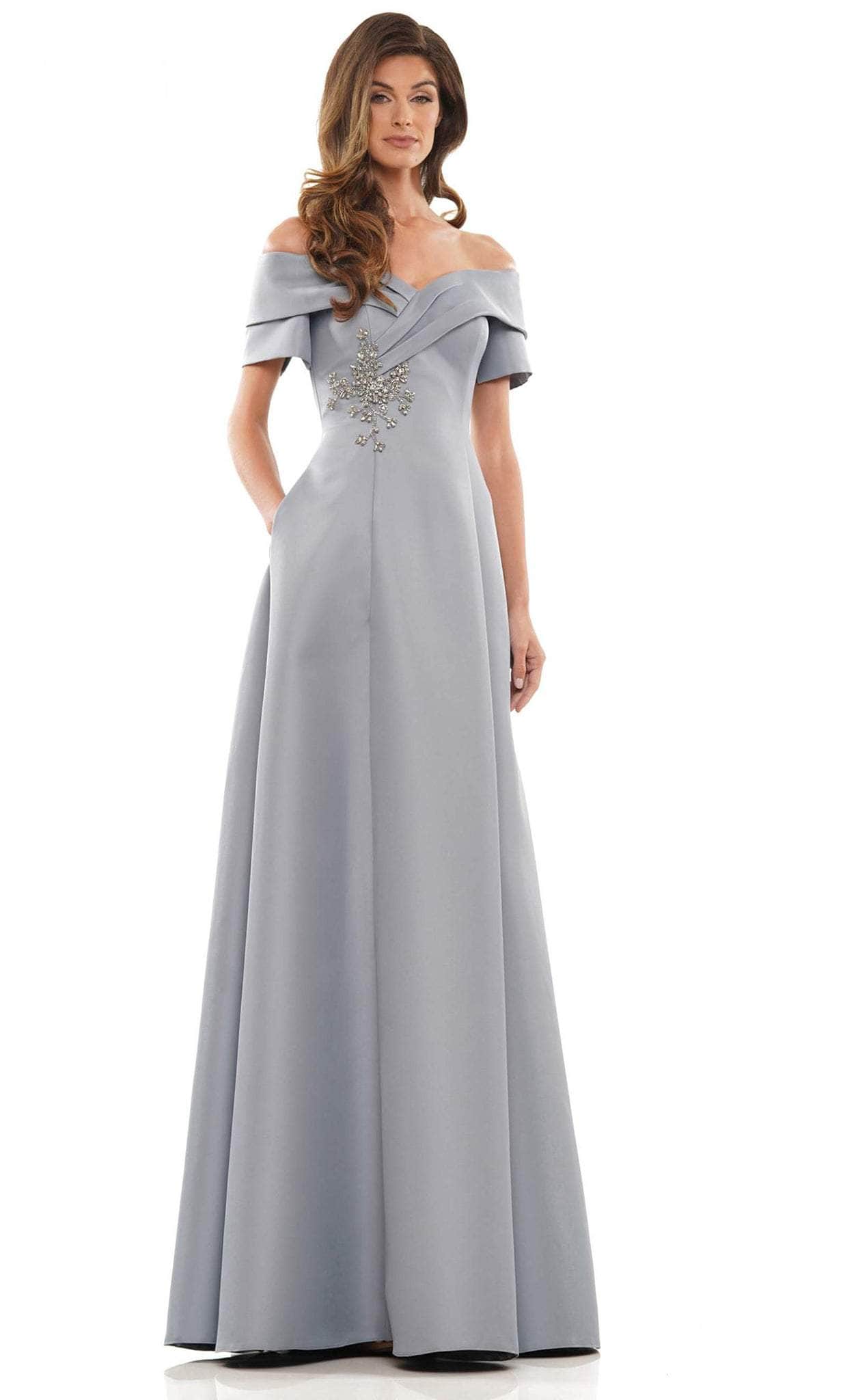 Marsoni by Colors MV1275 - Embellished Off-Shoulder Evening Dress main image 1