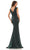 Marsoni by Colors MV1183 - Pleated V-neck Formal Dress Special Occasion Dress