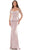 Marsoni by Colors MV1192 - Beaded Sheer Sleeve Formal Gown Special Occasion Dress 4 / Dusty Rose