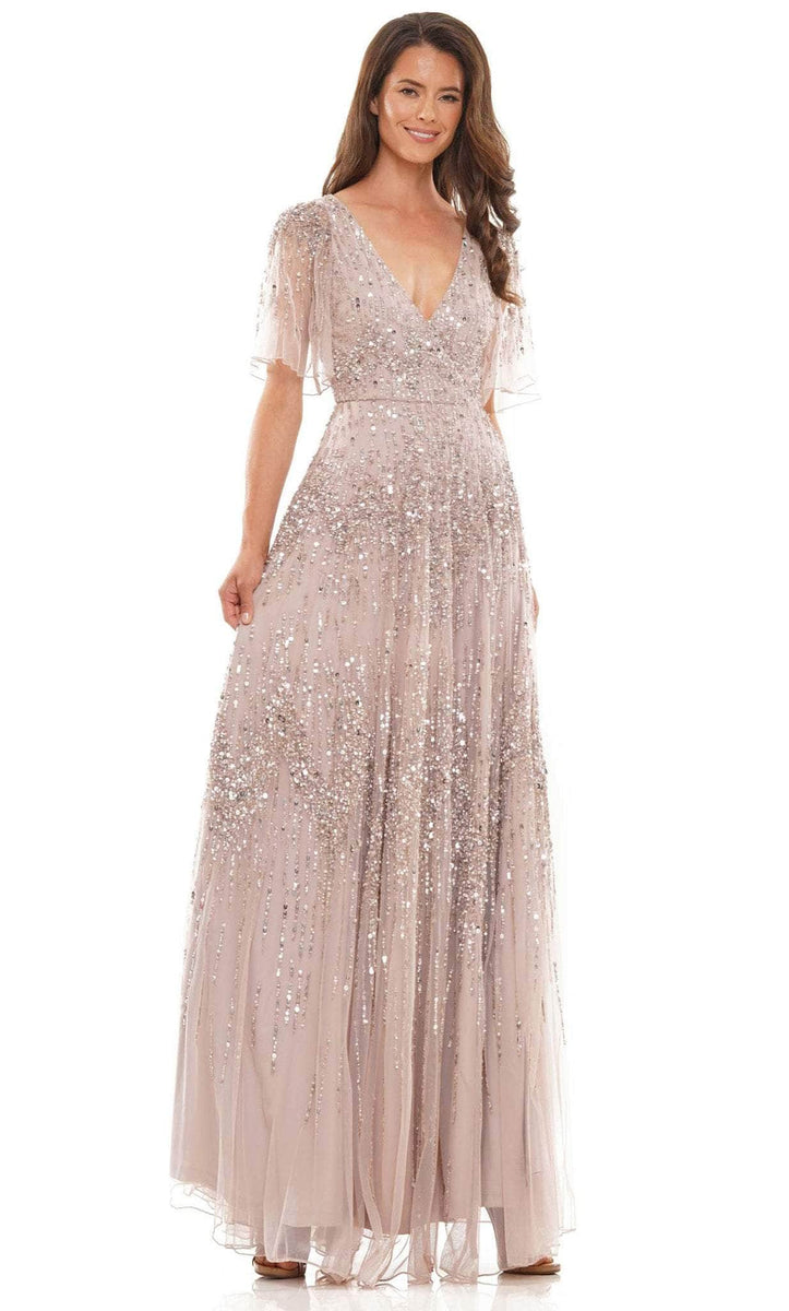 Modest Formal Embellished Dress G333 Navy Blue main image 1