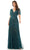 Marsoni by Colors MV1217 - Modest Formal Embellished Dress Evening Dresses 6 / Teal