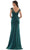 Marsoni by Colors - V-Neck Embellished Formal Gown MV1133 Evening Dresses