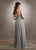 Mary's Bridal - Beaded Bateau Chiffon A-Line Gown MB8064 - 1 pc Dark Platinum In Size 8 Available CCSALE 8 / Dark Platinum