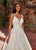 Mary's Bridal MB3145 - Embroidered Plunging V-neck Wedding Dress Special Occasion Dress