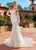 Mary's Bridal MB4134 - Embroidered Strapless Semi-sweetheart Wedding Gown Special Occasion Dress