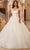 Mary's Bridal MB6097 - Off-Shoulder Bateau Neck Wedding Gown Bridal Dresses 8 / White