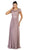 May Queen - A-line Lace Chiffon Evening Dress - 1 pc Navy in Size M and Mauve in size L Available CCSALE L / Mauve