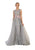 May Queen Bateau Neck Embellished Gown with Overskirt RQ7596 CCSALE