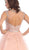 May Queen - Beaded Illusion Tulle Cocktail Dress Special Occasion Dress