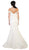 May Queen Bridal - Off Shoulder Floral Lace Mermaid Bridal Dress RQ7492 - 1 pc Ivory In Size 12 Available CCSALE 12 / Ivory