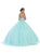May Queen - Crystal Embellished Jewel Quinceanera Ballgown Quinceanera Dresses 2 / Aqua