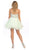 May Queen - Crystal Embellished Strapless A-Line Cocktail Dress Special Occasion Dress