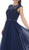 May Queen - Dainty Cap Sleeve Lace Applique Illusion Prom Gown Special Occasion Dress