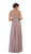 May Queen - Dainty Cap Sleeve Lace Applique Illusion Prom Gown Special Occasion Dress