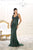 May Queen Embellished Fitted Evening Gown RQ7511 - 1 pc Hunter Green In Size 8 Available CCSALE 8 / Hunter Green