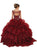 May Queen - Embellished Illusion Off-Shoulder Ruffled Quinceanera Ballgown Special Occasion Dress