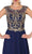 May Queen - Embroidered Illusion Jewel A-line Evening Dress Special Occasion Dress