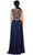 May Queen - Embroidered Illusion Jewel A-line Evening Dress Special Occasion Dress