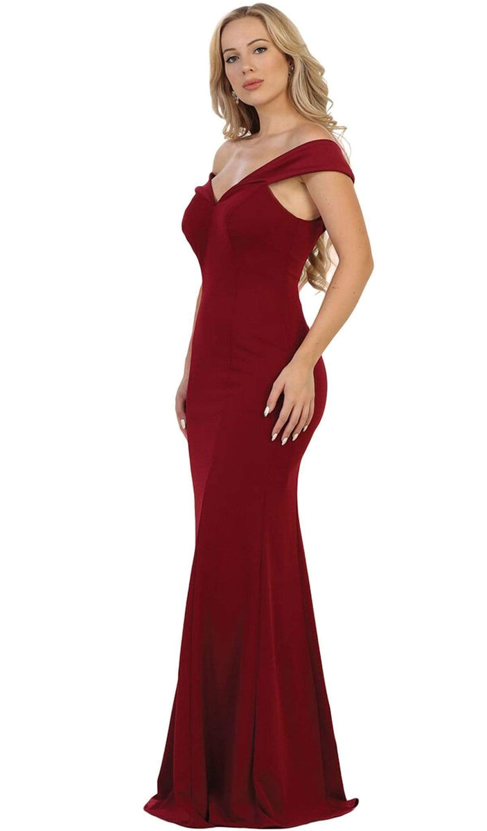 May Queen - Fold over Off-Shoulder Sheath Dress – Couture Candy