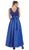 May Queen - High Low Illusion Jewel A-line Evening Dress MQ1411 CCSALE