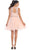 May Queen - Illusion Jewel Appliqued A-Line Cocktail Dress Cocktail Dresses