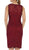 May Queen - Knee Length Embroidered V-Neck Cocktail Dress Special Occasion Dress