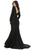 May Queen - Lace Adorned V-Neck Evening Dress MQ1772 Mother of the Bride Dresses