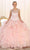 May Queen LK105 - Beaded Illusion Scoop Prom Ballgown Prom Ballgown 4 / Blush