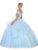 May Queen LK110 - Fitted Embellished Bodice Ballgown Special Occasion Dress