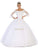 May Queen - LK111 Bell Sleeve Appliqued Off Shoulder Ballgown Quinceanera Dresses 4 / White