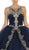 May Queen - LK117 Appliqued Scoop Pleated Ballgown Quinceanera Dresses