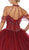 May Queen - LK121 Halter Neck Cold Shoulder Embellished Ballgown Quinceanera Dresses