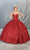 May Queen - LK138 Strapless Sweetheart Pleated Ballgown Quinceanera Dresses