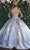 May Queen LK156 - Ornated Sleeveless Bodice Box Pleated Ball gown Special Occasion Dress