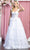 May Queen LK157 - Floral Sleeveless Formal Ballgown Special Occasion Dress