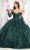 May Queen LK162 - Long Sleeve Sequin Prom Ballgown Ball Gowns