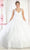 May Queen LK168 - Floral Lace Quinceanera Ballgown Ball Gowns 4 / White