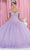 May Queen LK175 - Embroidered Bodice A-line Gown Prom Dresses 4 / Lilac