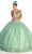 May Queen LK175 - Embroidered Bodice A-line Gown Prom Dresses 4 / Sage