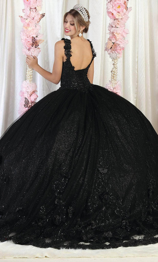 May Queen LK180 - Floral Applique Quinceanera Ballgown