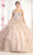 May Queen LK183 - Rosette Glitter Quinceanera Ballgown Quinceanera Dresses 2 / Rose Gold